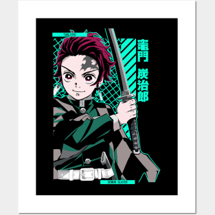 Tanjiro Kamado Demon Slayer Posters and Art